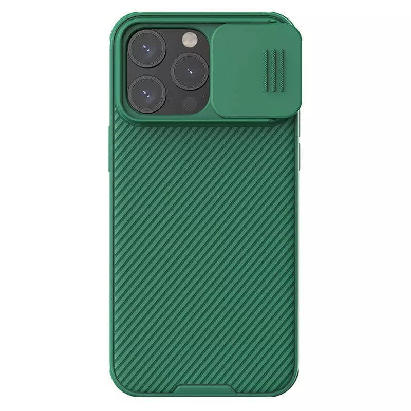 Husa Nillkin Camshield Pro PC+TPU pentru iPhone 15 Pro Max Verde