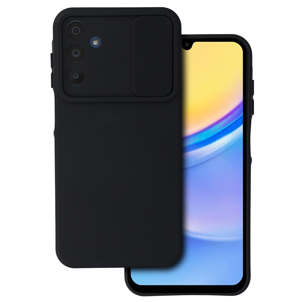Husa Camshield Soft pentru Samsung Galaxy A15 4G/5G Negru
