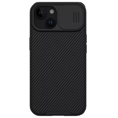Husa Nillkin Camshield Pro PC+TPU pentru iPhone 15 Plus Negru
