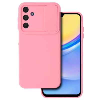 Husa Camshield Soft pentru Samsung Galaxy A15 4G/5G Roz deschis