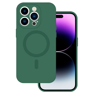 Husa TEL Protect Magsilicone pentru iPhone 11 Verde