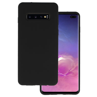 Husa Silicone Lite pentru Samsung Galaxy S10 Negru