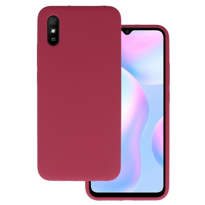 Husa Silicone Lite pentru Xiaomi Redmi 9A Burgundy