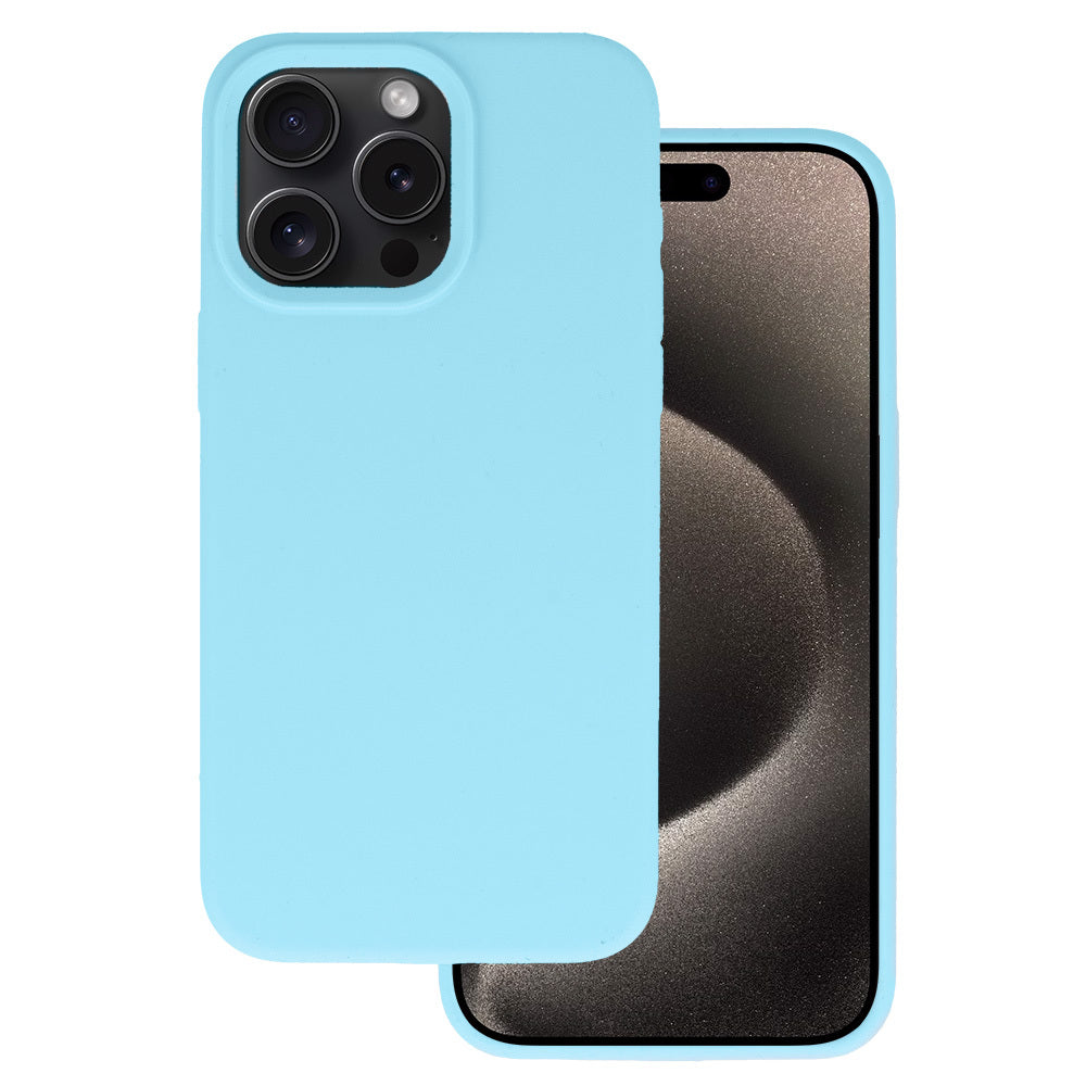 Husa Silicone Lite pentru iPhone 14 Pro Albastru deschis