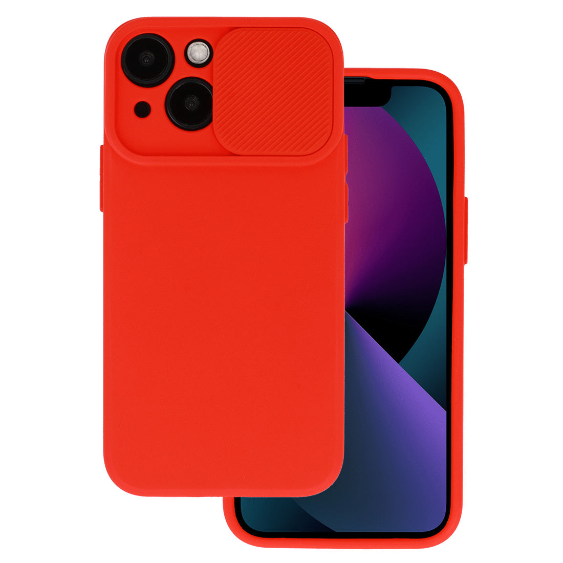 Husa Camshield Soft pentru Xiaomi Redmi 12 Rosu