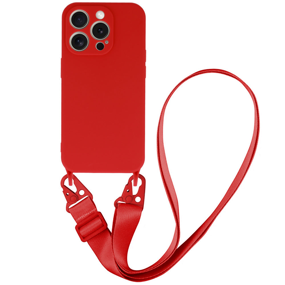 Husa Curea Silicone pentru iPhone 12 Design 2 Rosu