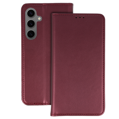 Husa Smart Magneto pentru Samsung Galaxy S24 Plus Burgundy