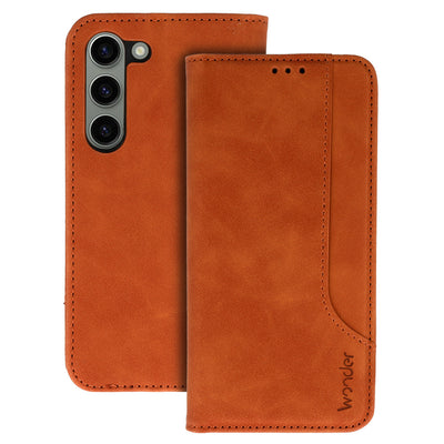 Husa Wonder Prime pentru Samsung Galaxy S23 Plus Maro
