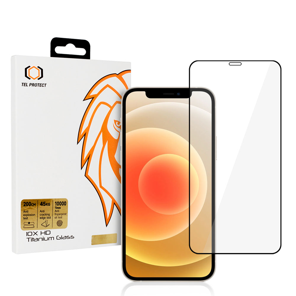 Folie sticla Tel Protect 10X HD Titanium pentru iPhone 12/12 Pro