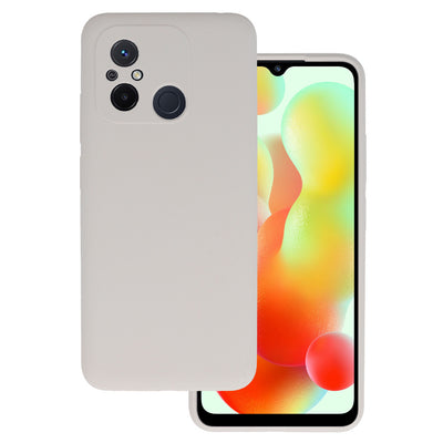 Husa Silicone Lite pentru Xiaomi Redmi 12C/11A Titanium