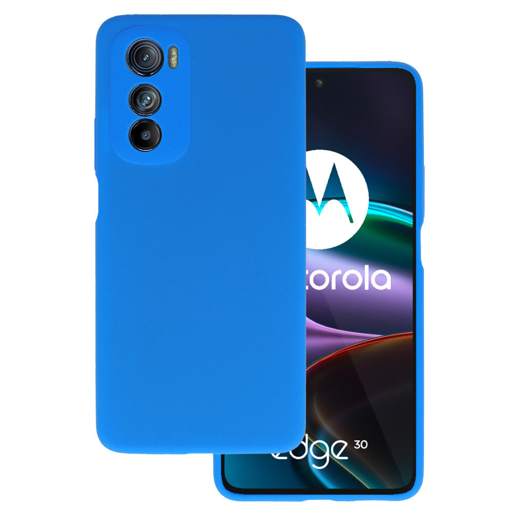 Husa Silicone Lite pentru Motorola Edge 30 Albastru