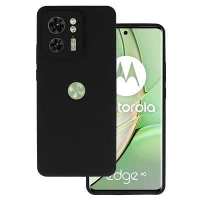 Husa Silicone Lite pentru Motorola Edge 40 5G Negru