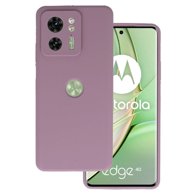 Husa Silicone Lite pentru Motorola Edge 40 5G Heather