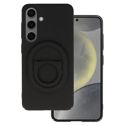 Husa Tel Protect Magnetic Elipse pentru Samsung Galaxy S24 Plus Negru