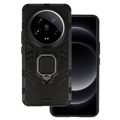 Husa Ring Armor pentru Xiaomi 14 Ultra Negru