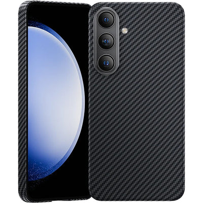 Husa Benks Magnetic Armor Air Kevlar Metal Frame 600D pentru Samsung Galaxy S24 Negru