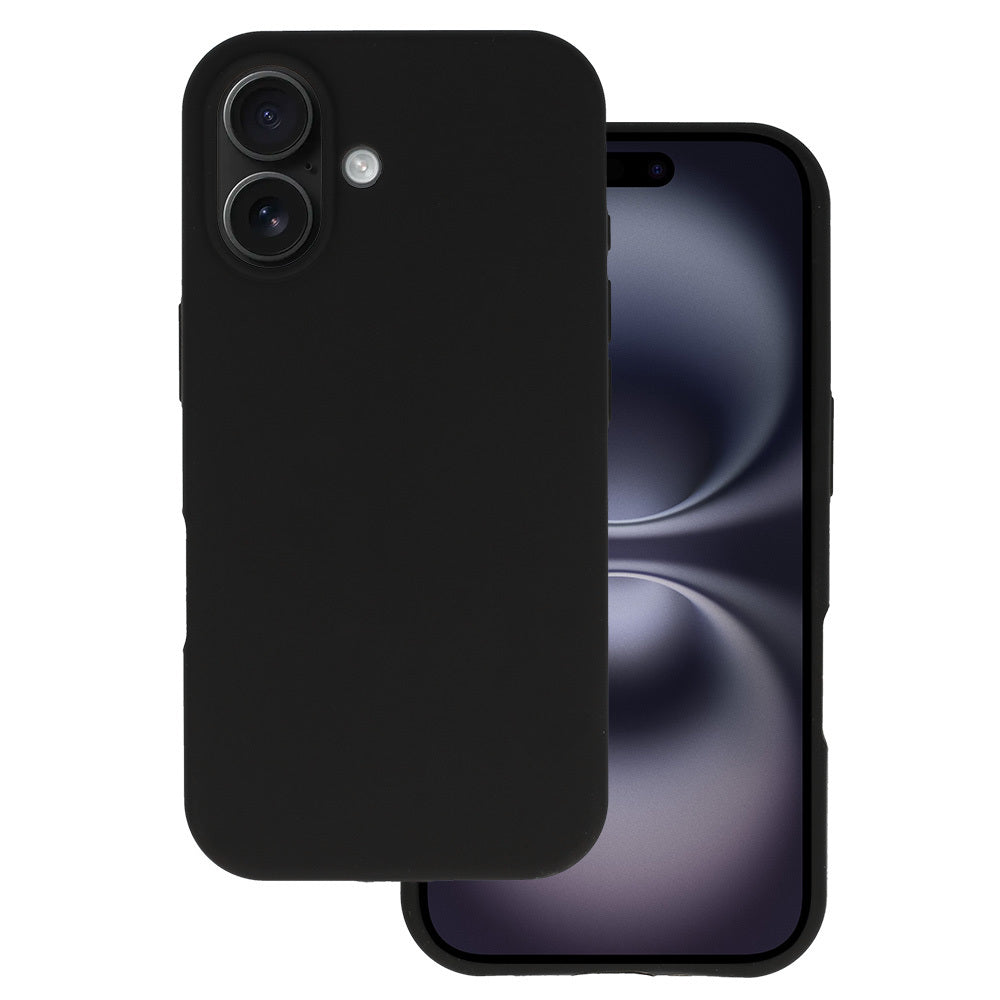 Husa Silicone Lite pentru iPhone 16 Negru