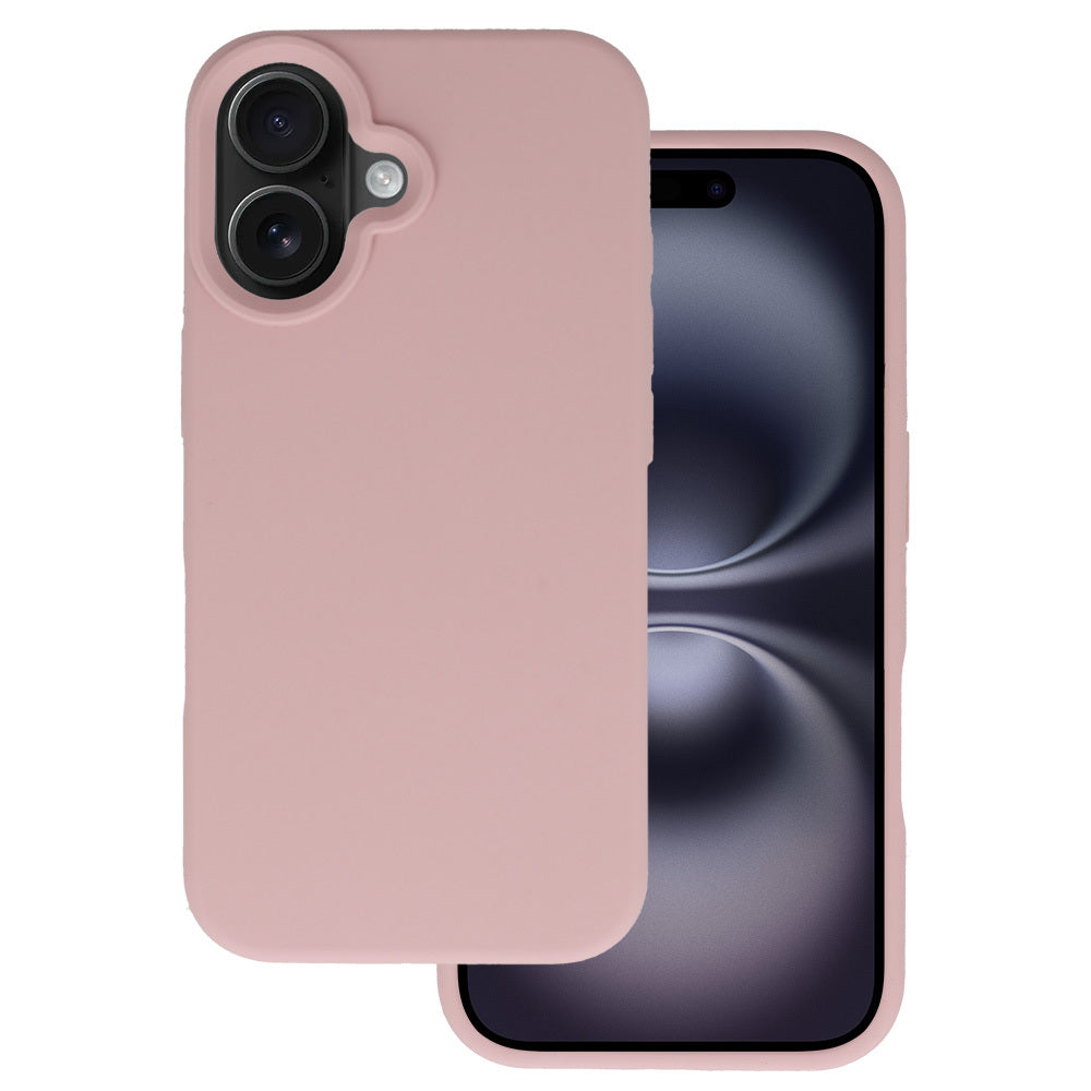 Husa Tel Protect Silicone Premium pentru iPhone 16 Powder