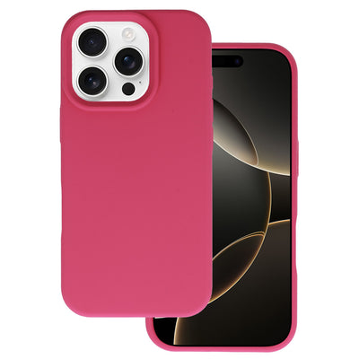 Husa Tel Protect Silicone Premium pentru iPhone 16 Pro Max Raspberry