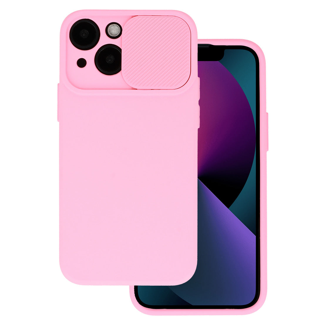 Husa Camshield Soft pentru iPhone 16 Plus Roz deschis