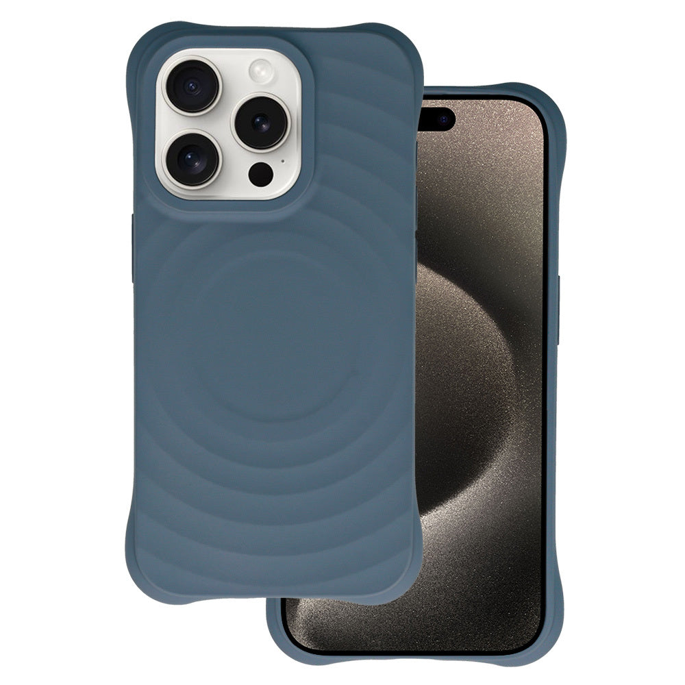 Husa Tel Protect Wave Magsafe pentru iPhone 12 Pro Max Navy