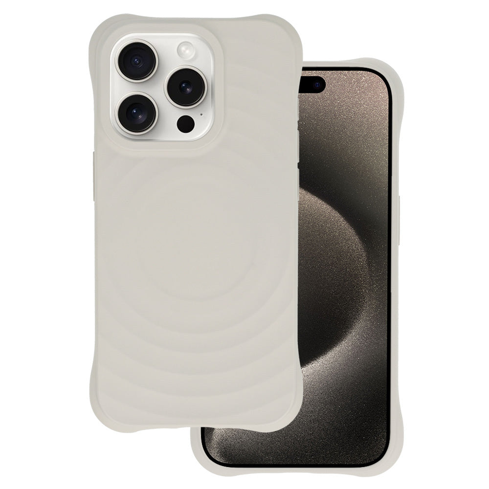 Husa Tel Protect Wave Magsafe pentru iPhone 13/14 Gri