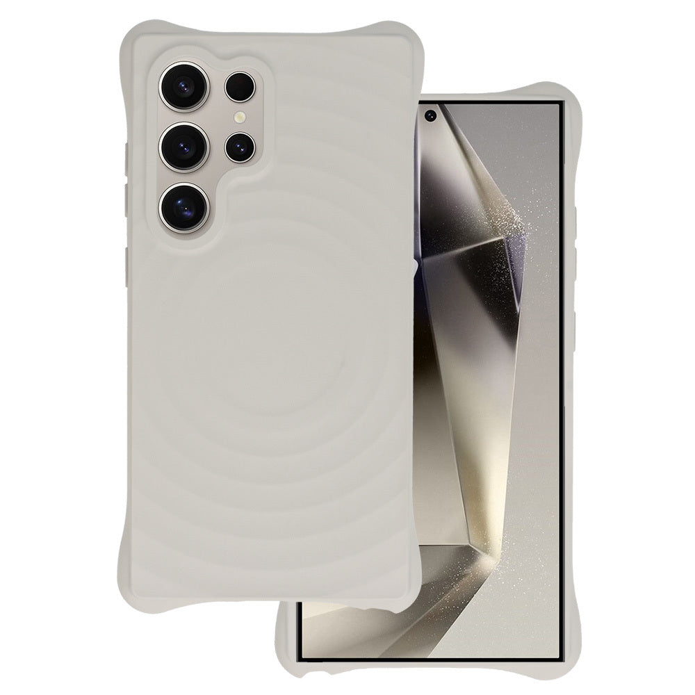 Husa Tel Protect Wave Magsafe pentru Samsung Galaxy S23 Ultra Gri