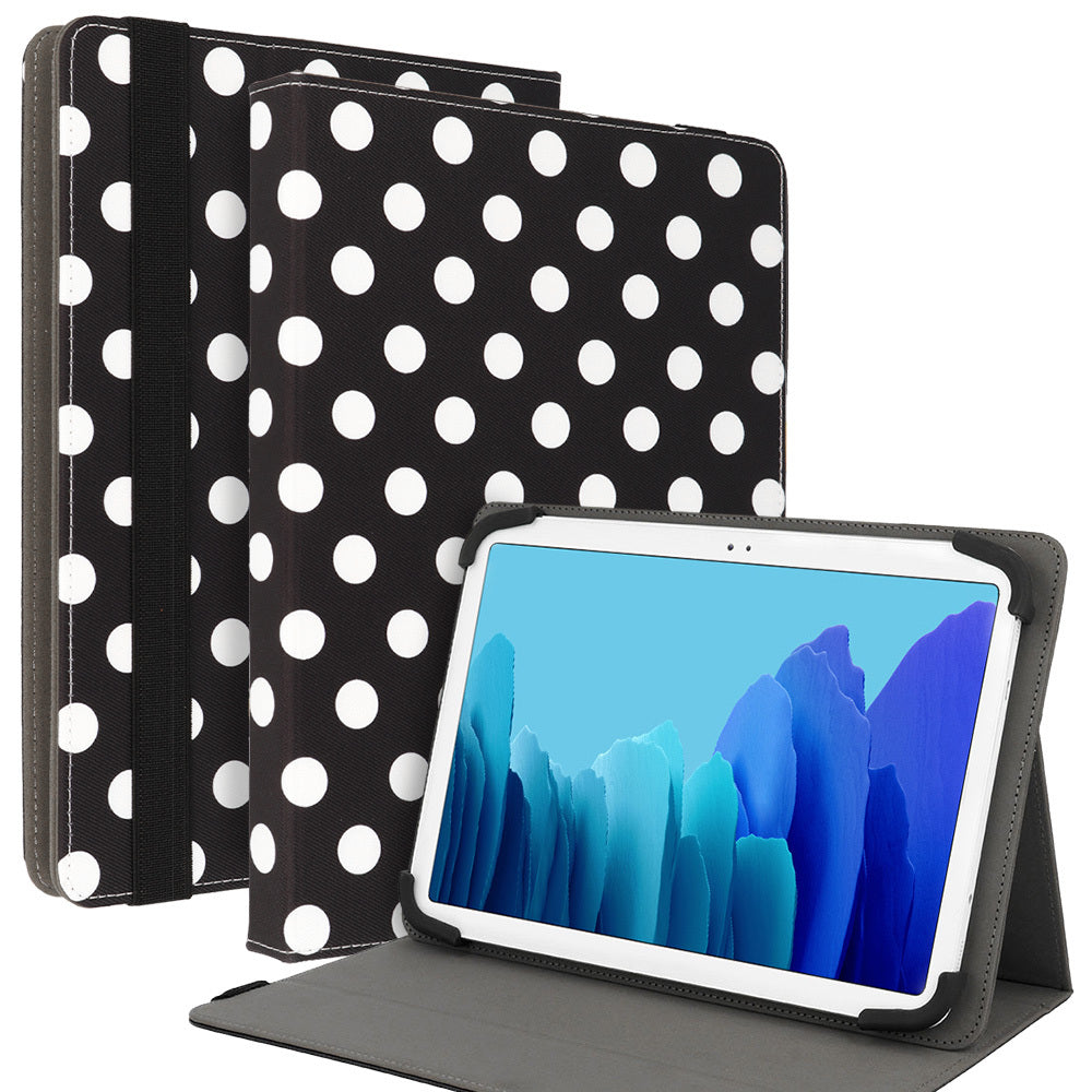 Husa Wonder Canvas tableta 13 Inches Negru Polka-dot