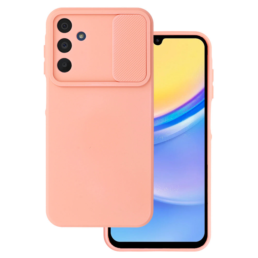 Husa Camshield Soft pentru Samsung Galaxy A15 4G/5G Salmon