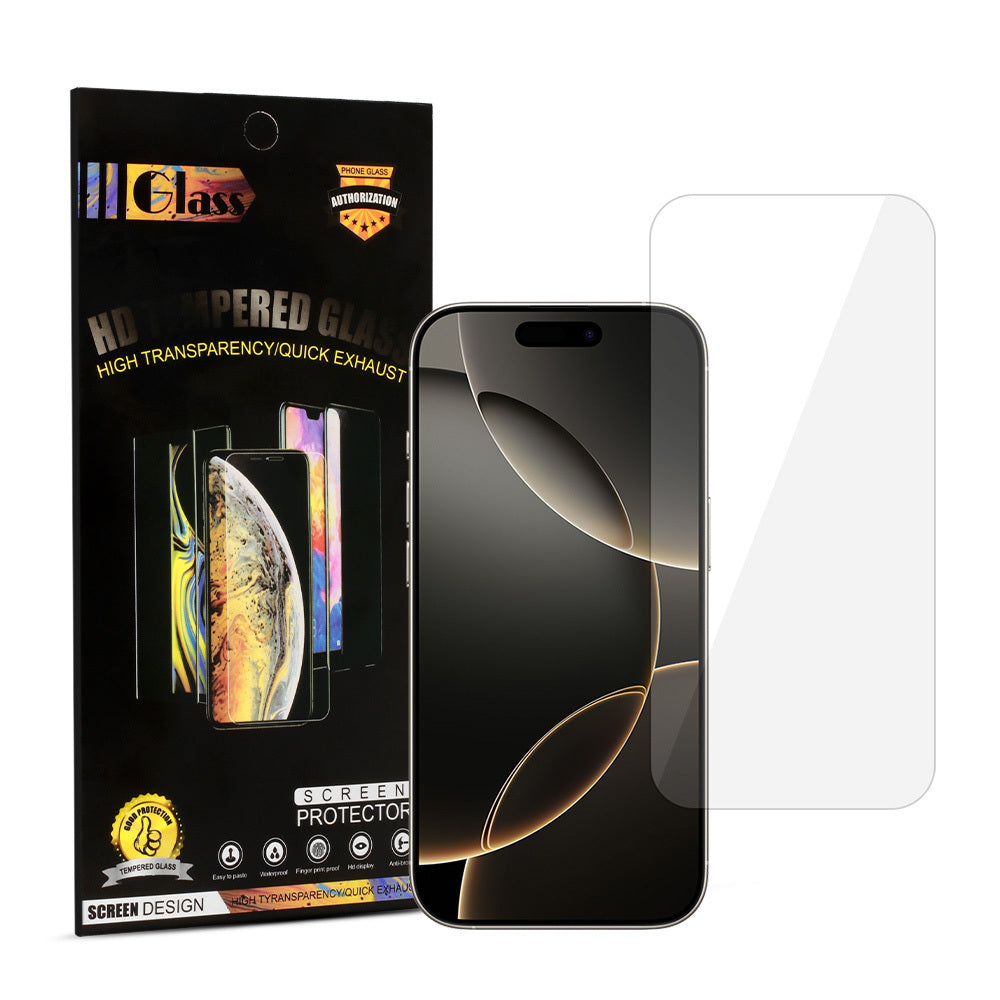Folie sticla Hard 2.5D pentru iPhone 16 PRO/17/17 PRO/18 PRO (Stronger Glue 380µ)
