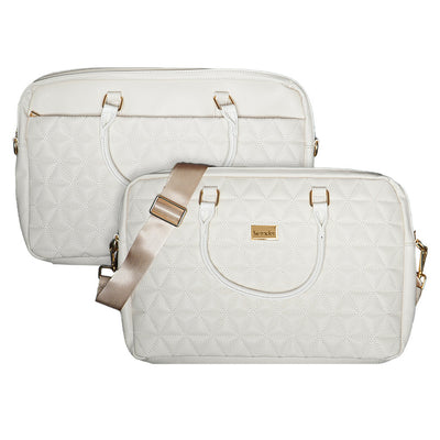Husa Wonder Briefcase Laptop 15-16 Inches Pico Quilted Bej