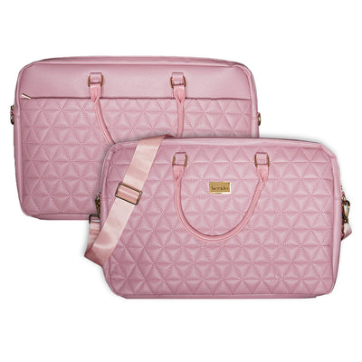 Husa Wonder Briefcase Laptop 15-16 Inches Pico Quilted Roz