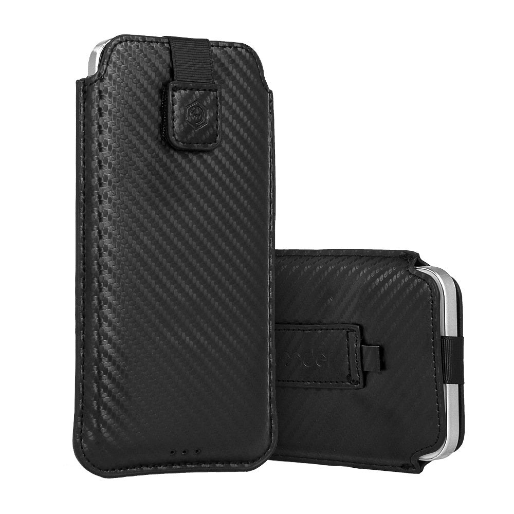 Husa Wonder Carbon (Size XXL) pentru Samsung S25 Ultra/S24 Ultra/M35/M23/A16 5G/Xiaomi Redmi 14C Negru