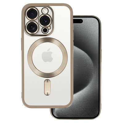 Husa Metallic Magsafe pentru iPhone 16 Pro Max Titanium