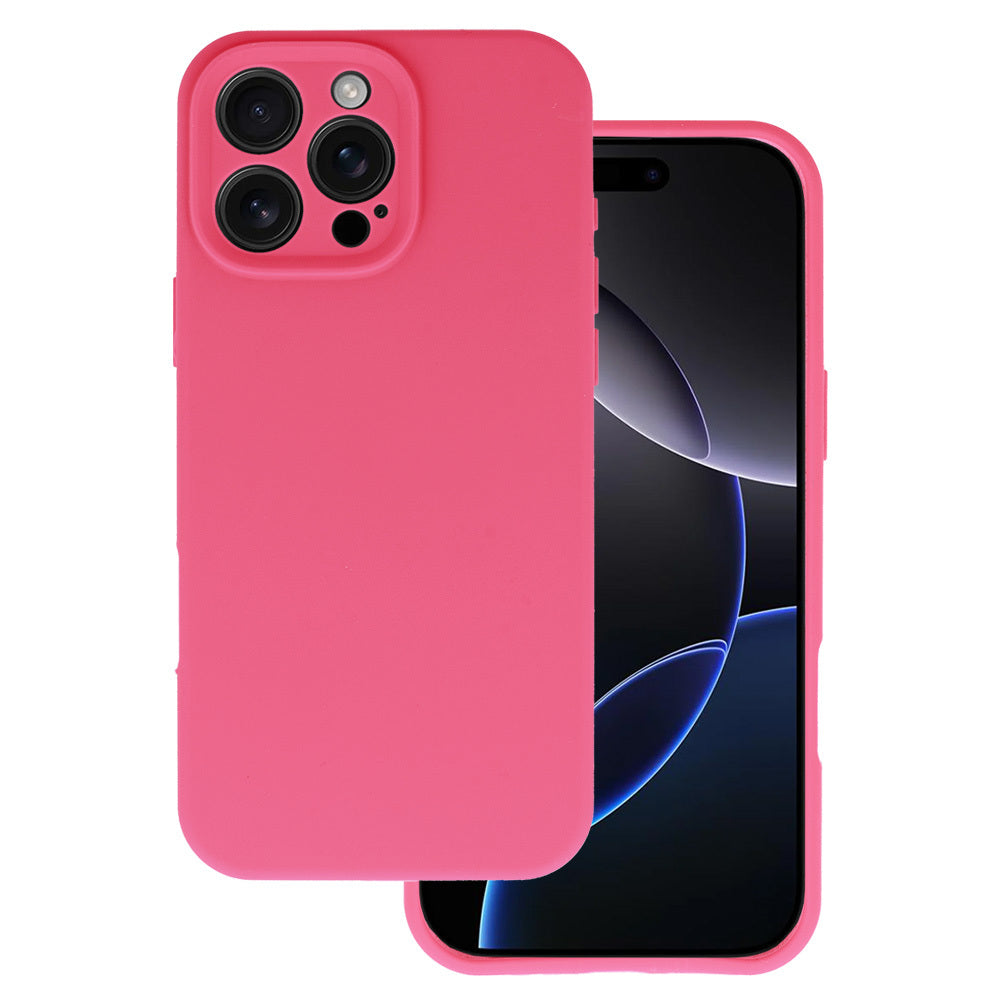 Husa Silicone Lite pentru iPhone 16 Pro Max Fuchsia
