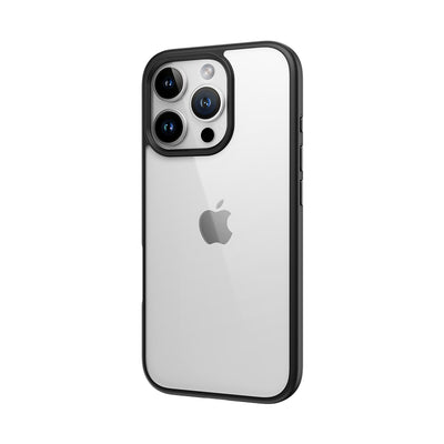 Husa Rock Guard Series pentru iPhone 16 Pro Max Transparent-Negru