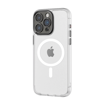 Husa Rock Guard Touch mat Series Magnetic pentru iPhone 15 Plus Alb