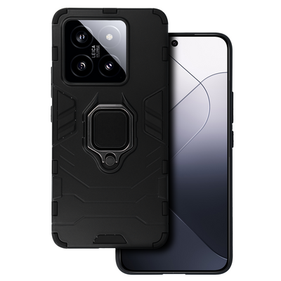 Husa Ring Armor pentru Xiaomi 14T Negru
