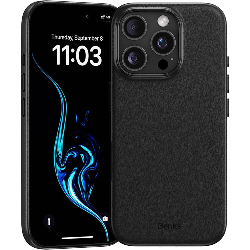 Husa Benks Magnetic Vita Pro Silicone pentru iPhone 16 Pro Negru