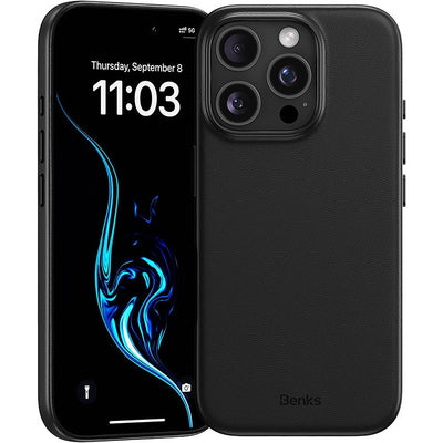 Husa Benks Magnetic Vita Pro Silicone pentru iPhone 16 Pro Negru