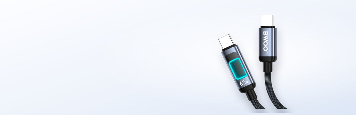 Cablu USB-C 65W cu afisaj